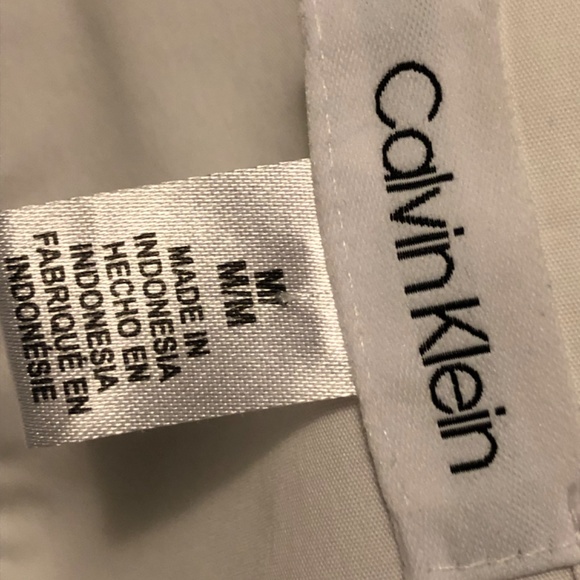 Calvin Klein Womens Tie Front Button Down Blouse, White sz Medium M (available!) - Picture 5 of 8